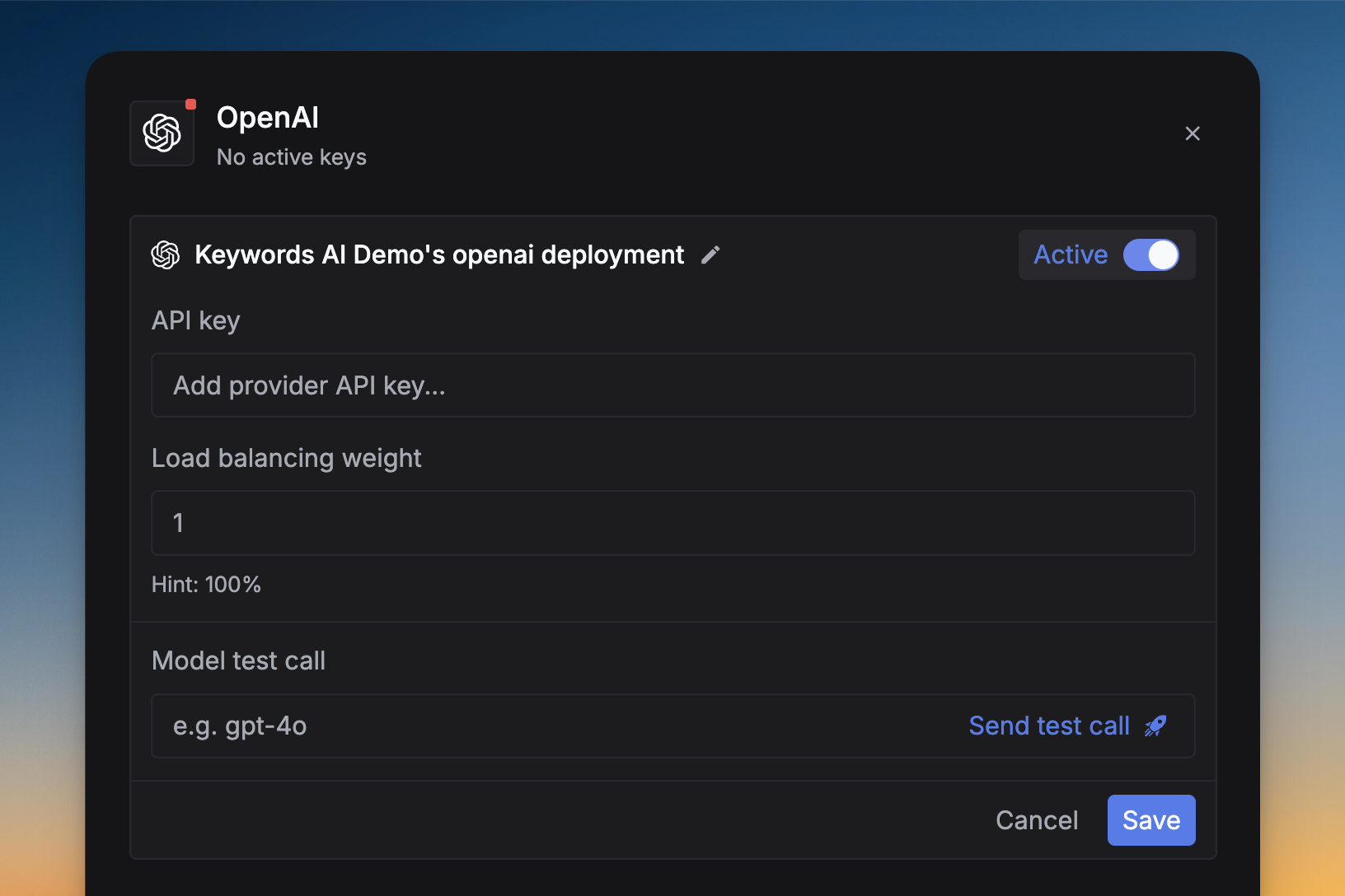 OpenAI Credentials